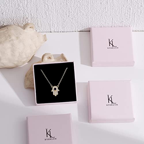 Kyerlyn K-NK-7 PEARL-GD Dainty Pearl Pendant Necklace For Women 14K Gold Plated Barque Pearl Chain Necklace Handmade Cultured thumb #6