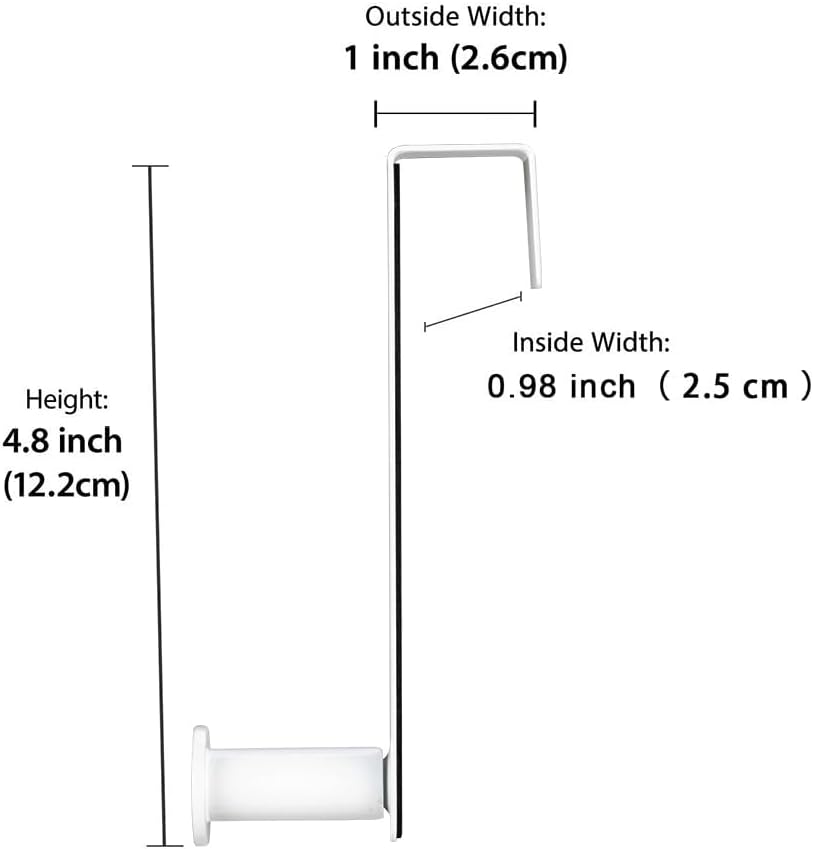 Hooks for Cabinets and Cupboards Doors, Shower Hooks Towel Hanger for Glass Door, Towel Hooks for Kitchen Bathroom Cabinets Cupboards, Stainless Steel Utility Hooks, Pack of 2, White