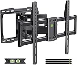 USX Mount UL Listed Full Motion TV Wall Mount for Most 37-86 inch TV, Swivel and Tilt Mount with Dual Articulating Arms Up to 132lbs, VESA 600x400mm, 16" Wood Studs, XML019