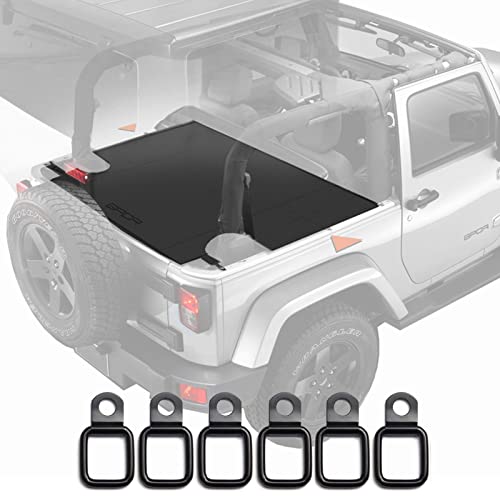 Image of GPCA Cargo Cover for Jeep Wrangler 2007-2018, JK 2-Door Hard /SoftTop