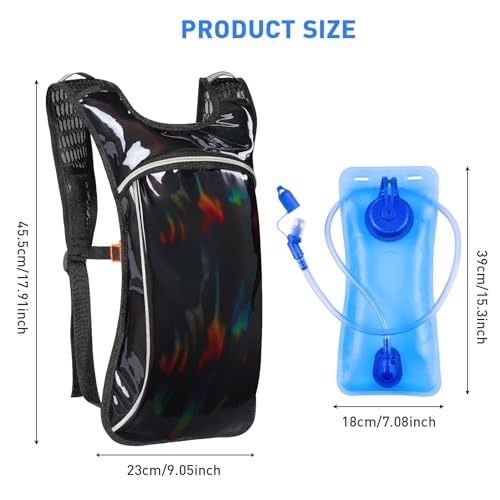 Kuyou Hydration Pack,Hydration Backpack With 2L Hydration Bladder Lightweight Insulation Water Pack For Festivals thumb #4