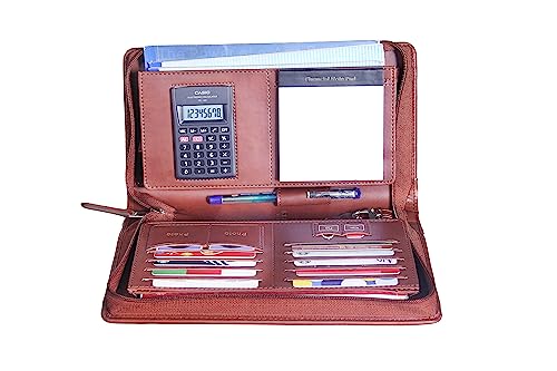 Image of Sukeshcraft Multiple Cheque Book Holder | 8 Digit Calculator Finiancial Note pad