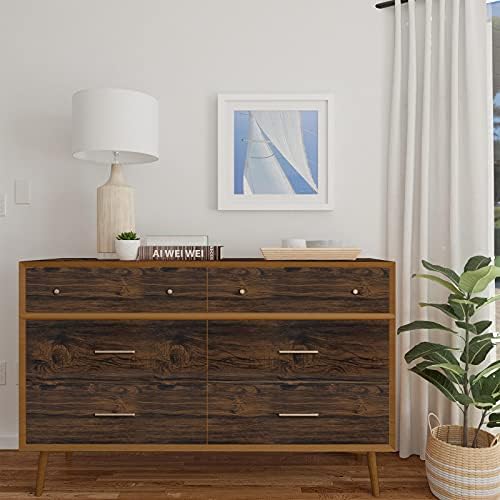 Self Adhesive Wallpaper Wood Vinyl Wrap 40cm X 300cm Oak Wood Effect Sticky Back Plastic Dark Brown Contact Paper Decorative Furniture Table Shelf Counter Wall Furniture Stickers Christmas Decorations