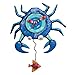 Allen Designs P1654 Blue Crab Pendulum Wall Clock 14.25