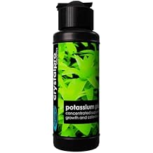 Crystalpro Potassium Plus 4.22 Oz - Contains 100.000 ppm Potassium Supplement for Freshwater Aquarium Plant Fertilizer 125ml