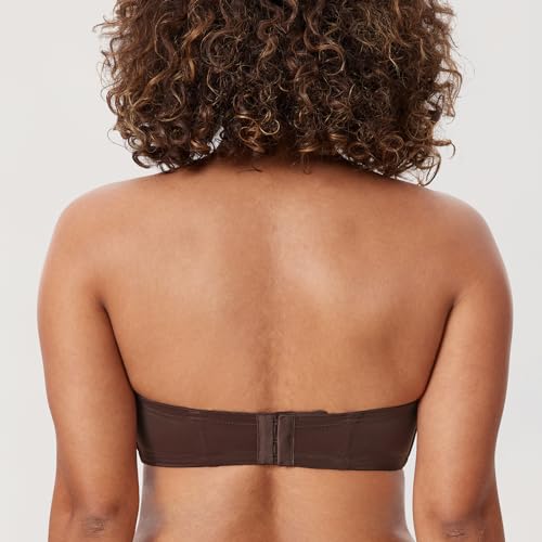 Image of DELIMIRA Women's Underwire Contour Multiway Full Coverage Strapless Bra Plus Size