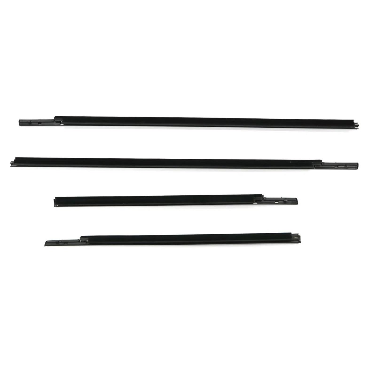 Black Car Window Rubber Seal For Nissan For Sunny 2010-2014 80821-3Aw0a 80820-3Aw0a 82821-3Aw0a 4Pcs Car Window Weatherstrip Window Weatherstrip(Black)