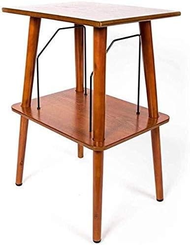 GPO Canterbury Retro Polished Wooden Table Stand, Sturdy and Stylish Vinyl Record Storage, Holds upto 60-70 Albums
