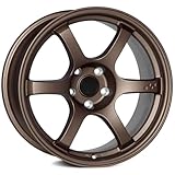 Circuit Performance CSF1 18x9.5 Flat Bronze 5x114.3 [+12mm] 57DR Style Drift Compatible with 350Z 240SX 370Z Mustang etc