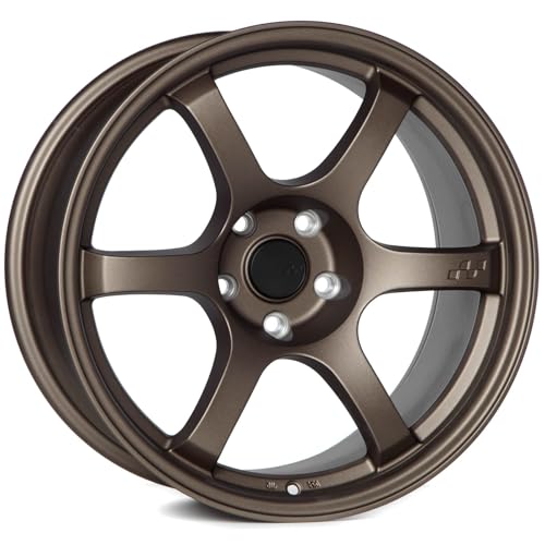 Circuit Performance CSF1 18x9.5 Flat Bronze 5x114.3 [+12mm] 57DR Style Drift Compatible with 350Z 240SX 370Z Mustang etc
