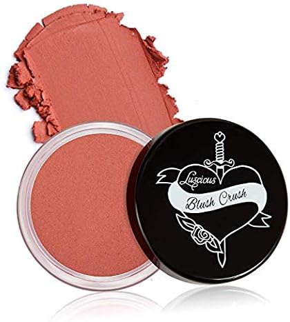 Blush Crush Cream Lip & Cheek Tint by Luscious Cosmetics | Natural Matte Finish | Ultra-blendable, Skin Flattering Formula | Cruelty Free & Vegan Cream Blush. (Shade - Obsession) - 0.39oz