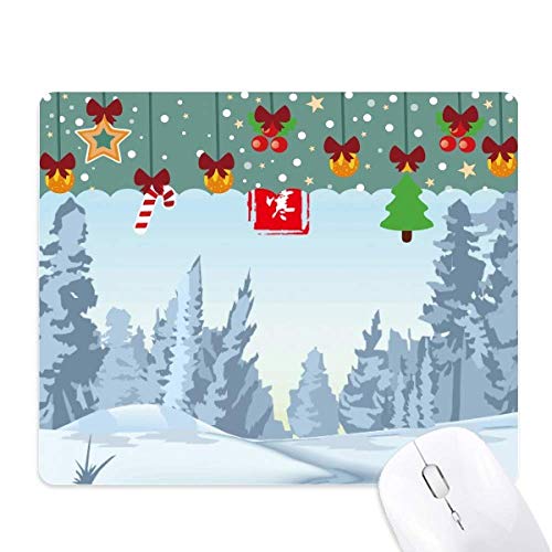 Tapis de souris de jeu de bureau Great Cold pour une ambiance de Noël chaleureuse
