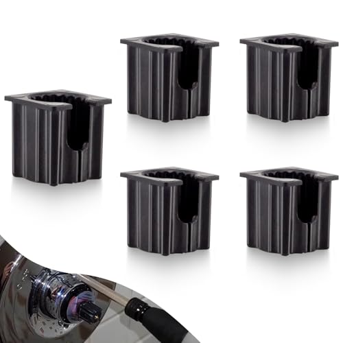 Image of Datrenm Shower Faucet Handle Insert Compatible with Kohler, 1.5cm x 1.4cm x 1.2cm Shower Handle Parts Compatible with Kohler 1060514, (5 Pcs)