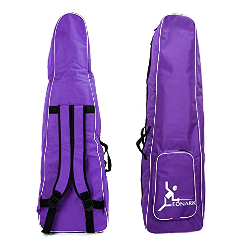 LEONARK Bolsa de Armazenamento de Esgrima para Espada, Sabre E Equipamento de Florete - Mochila Portátil para Espada de Esgrima, Traje E Máscara (Roxo)