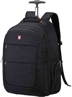 OIWAS Rolling Backpack with Wheels for Women Men Wheeled Laptop Backpack Work Large