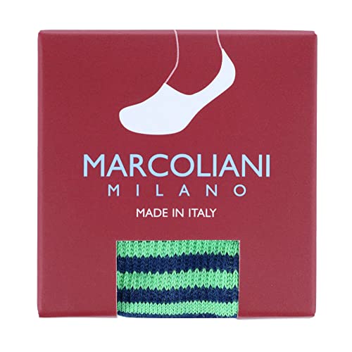 Marcoliani Stripe Invisible Touch Socks One Size Apple4