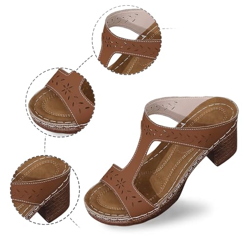 Women's Fashion Slippers Comfortable Open Toe Wedges Casual Outdoor and Beach Wear Perfect Summer Season Womens Zx22
