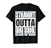 Straight Outta Grad School Graduate 2026 Funny Graduation T-Shirt
