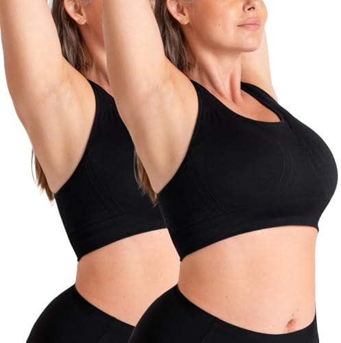 Image of SHAPERMINT Sports Bras for Women - Workout Bras for Women, Plus Size Sports Bra, Workout Tops for Women High Support