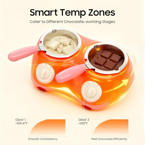 Recipiente eléctrico doble para derretir chocolate miniatura 4