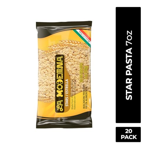 La Moderna Stars Pasta, Pasta, Durum Wheat, Protein, Fibre, 20 Pieces