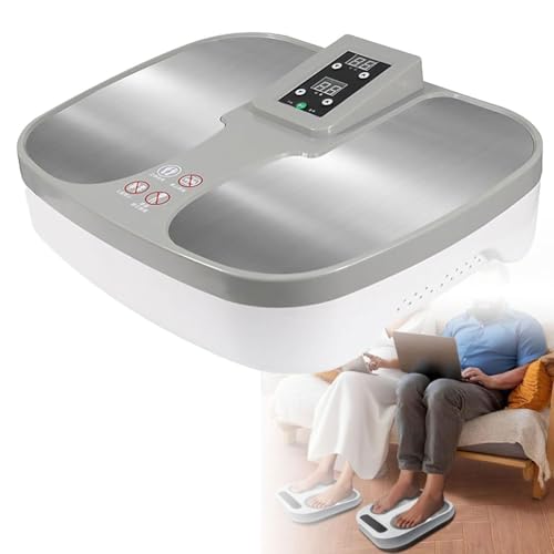 Massaggiatore plantare con calore, 300 W, massaggio elettrico riscaldato per neuropatia e fascite plantare, ottimo regalo per uomini e donne