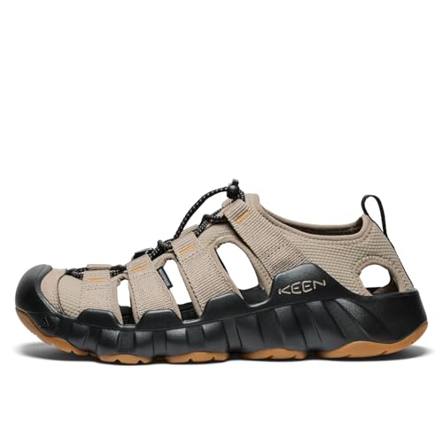 KEEN Men's Hyperport H2 Closed Toe Breathable Easy On Comfortable Hiking and Water Sandals, Brindle/Black, 10 - Image 2