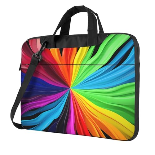 Housse ordinateur portable anti-choc et colorée avec bandoulière