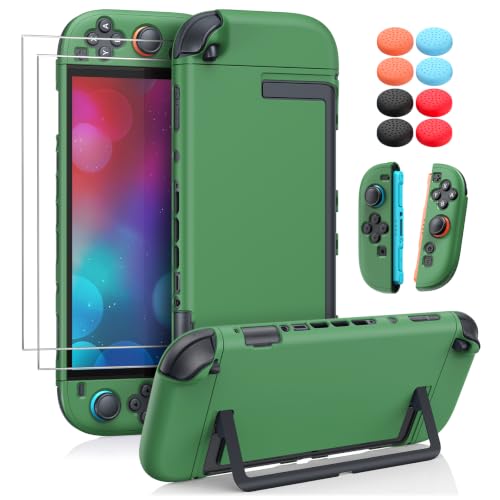 Image of WAXITY Dockable Protective Case for Nintendo Switch 2-Green
