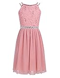Mädchen Kleid Prinzessin Kleid Spitze festlich Hochzeit Kleid Partykleid, Maxi / Knielang.