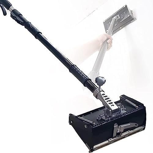 Drywall Flat Finishing Box Tool with Adjustable Handle (41.7"-64.9") - Professional Interior Decoration Finishing Tool, Quick Clean Design, 12-Inch (32cm) for Smooth Walls