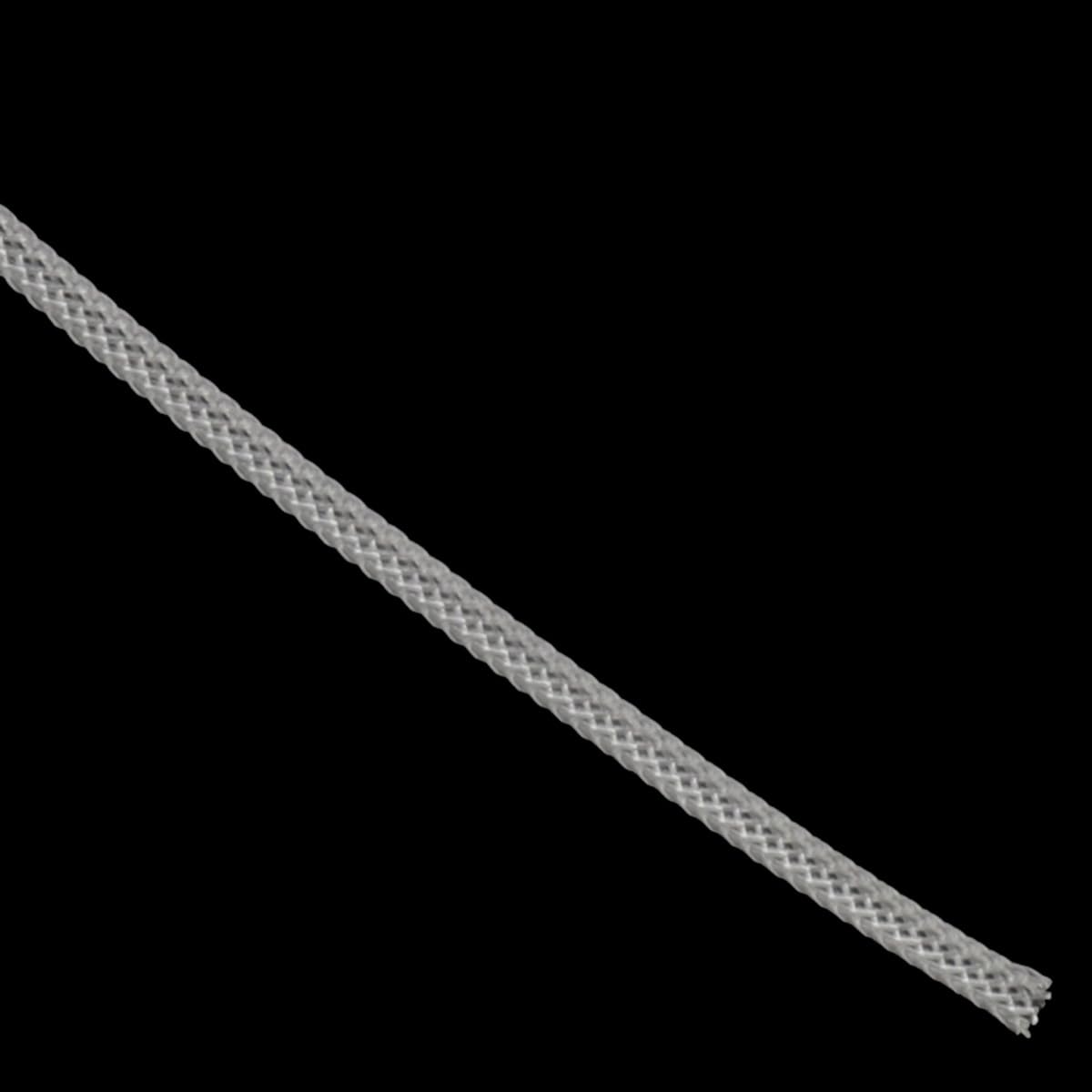 Lot de 10 connecteurs de ligne de pêche à la mouche, fil tressé haute résistance, câble de connexion durable pour accessoires de pêche à la mouche, 13,6 kg (blanc)