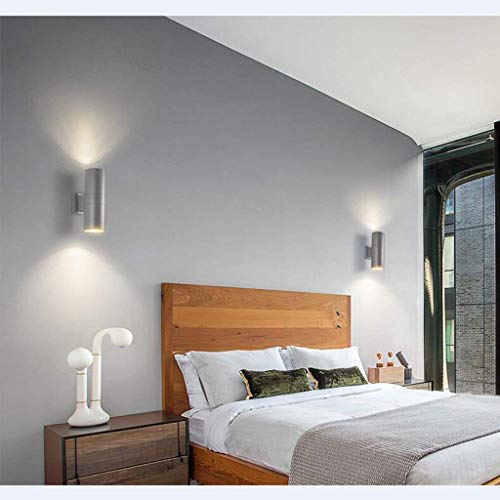 Mur de chevet lampe couloir escalier balcon luminaire rétro étanche gris 30cm