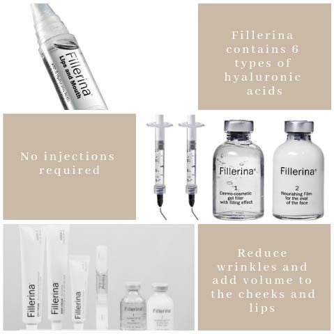 Fillerina Night Cream - With Hyaluronic Acid And Shea Butter, Deep Moisturizing - Grade 1 Is For Beginning Signs Fo Ageing And Prevention. #TOP3
