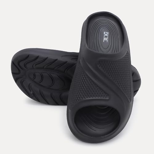 Image of Hygear Men's Radar EVA Slides | Ultra Soft Cushion | Lightweight | Waterproof | Stylish |Anti-Skid | Comfortable Everyday Slides for Men