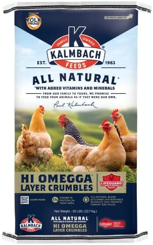 Kalmbach Feeds Hi Omega All Natural Layer Crumbles, 50 Lb