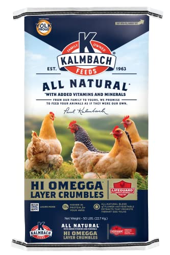 Kalmbach Feeds Hi Omega All Natural Layer Crumbles, 50 Lb #TOP2