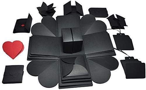 Amazon Co Jp 母の日ギフト サプライズボックス クリエイティブ スクラップブック ハンドメイド 爆発ボックス 手作り ラブメモリフォトアルバム 贈り物 ギフトボックス Diy クリスマス プレゼント カード 彼女 彼氏 ギフト プロポーズ 誕生日 記念日 ラブメモリー 写真