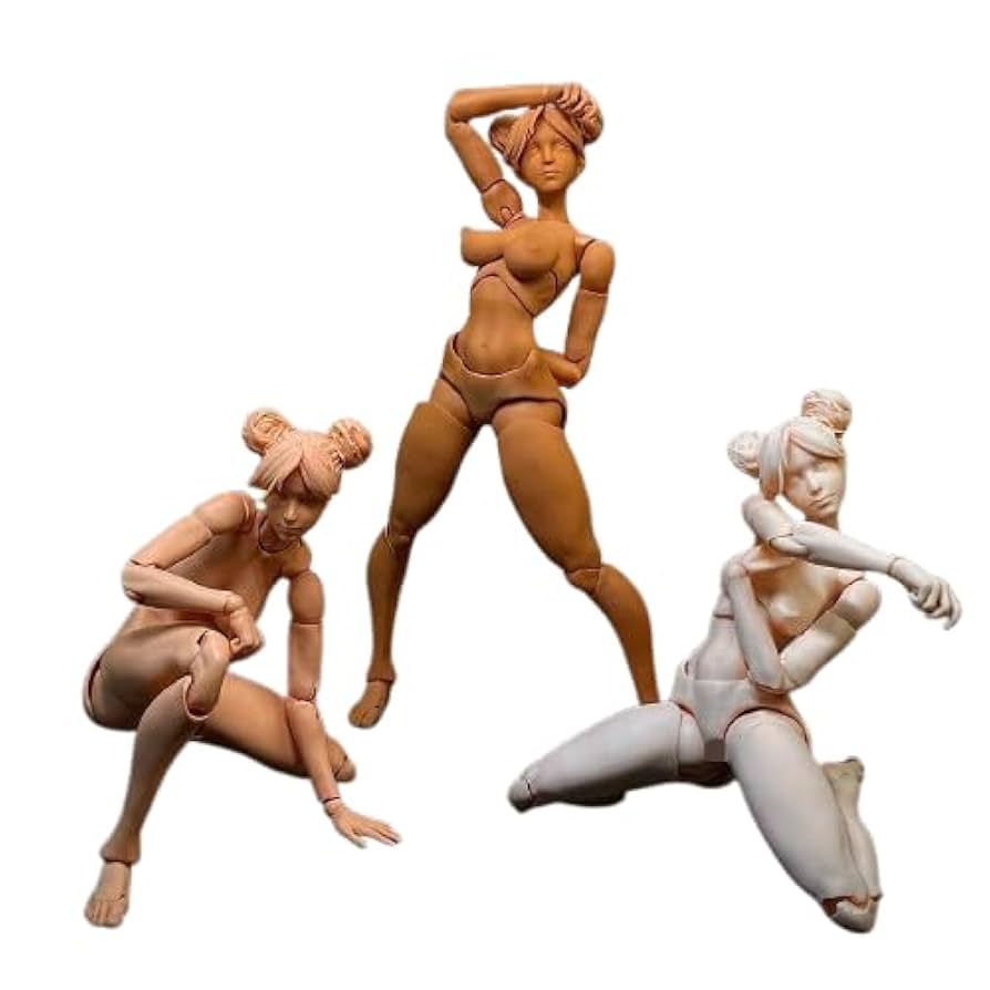 SUPER FLEXIBLE BODY フィギュア Amazon.com: 1/12 Scale Female Seamless Super Flexible Action