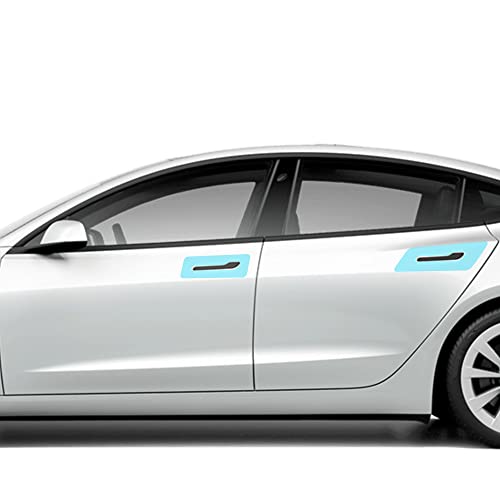 TWRAPS Door Handles Area PPF for Tesla Model Y & Model 3, 8mil - Front & Back Anti Scratch Paint Protection Film Cover, Clear Self Healing Shield Guard, Complete with Install Kit Accessories