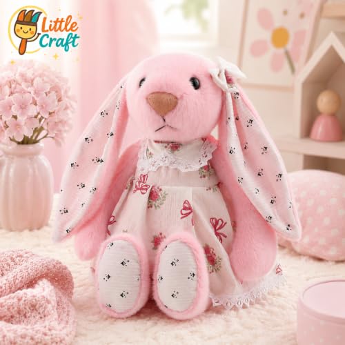 Image of Soft Pink Bunnycat Toy for Kids Stuffed Soft Toy with Cute Hug-Friendly Plush for Babies, Toddlers & Children Safe, Lightweight & Easy to Clean (35CM)