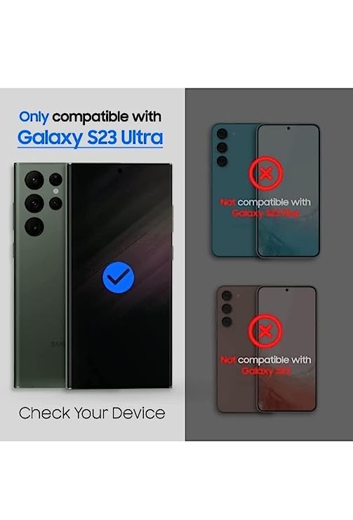 Image of Premium Tempered Glass Screen Protector For Samsung Galaxy S23 Ultra | UV Tempered Screen Guard For Galaxy S23 Ultra - 9H Hardness /HD /Fingerprint Working (PACK OF 1)