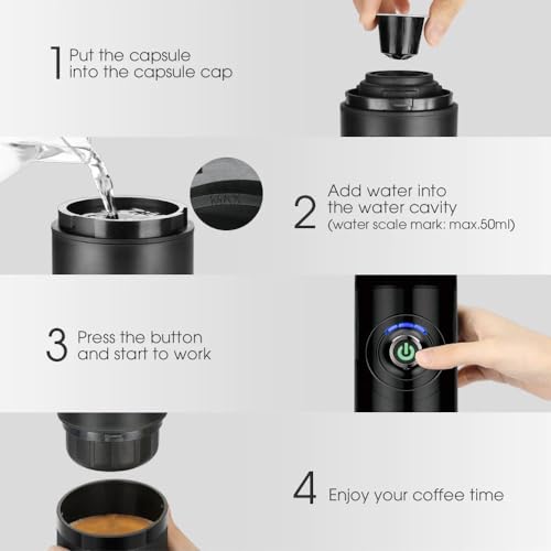 Tragbare Espressomaschine Imons mit 45ml Fassungsvermögen