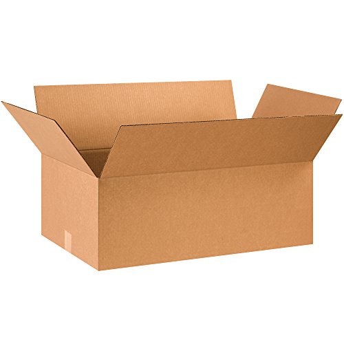 Image of BOX USA 28x16x10 Corrugated Boxes, Large, 28L x 16W x 10H, Pack of 20 | Shipping, Packaging, Moving, Storage Box for Home or Business, Strong Wholesale Bulk Boxes