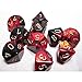 Produktbild Chessex Würfel-Sets: Gemini Schwarz & Rot mit Gold, zehn-seitiger Würfel, d10 Set, 10 Stück
