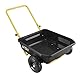 Gorilla Carts GCR-4 Cu Ft, 136 kg Kapazität, Poly-Yard Cart, Schwarz/Gelb