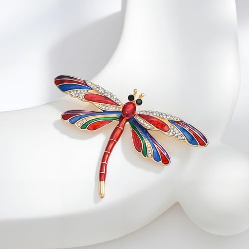 Image of Fashion Dragonfly Booch Pin Jewelry Gift for Women