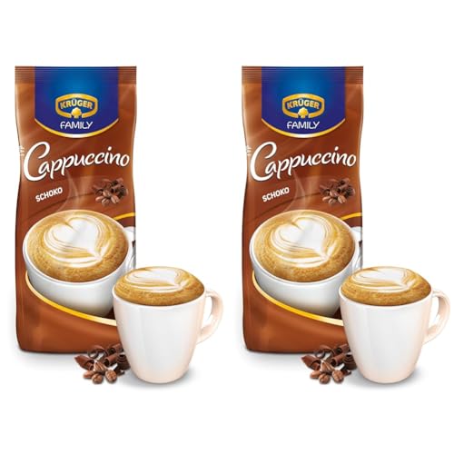 KRÜGER Family Cappuccino Schoko (1 x 500 g) | 500g (2er Pack) – Ansicht 1