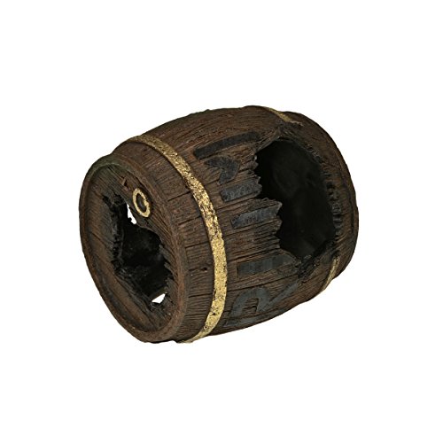 Blue Ribbon Pet Products 006038 Exotic Environments Rum Barrel Horizontal