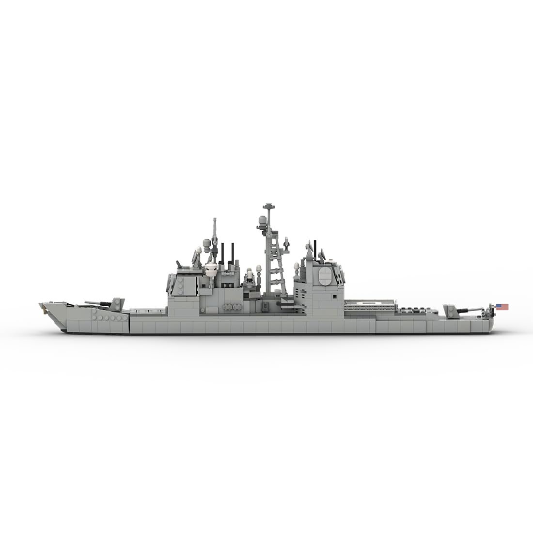 1/300 Technik Schiffe Militär Bausatz, MOC Militär Schlachtschiff Bausteine Battleship, 1496Teile Technik Kriegsschiffe Klemmbausteine Konstruktionsspielzeug Geschenk